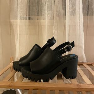 Steve Madden lug sole mules